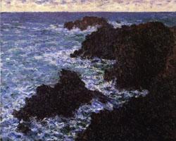 Claude Monet The Rocks of Belle -Ile Sweden oil painting art